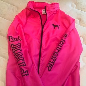 Pink windbreaker!